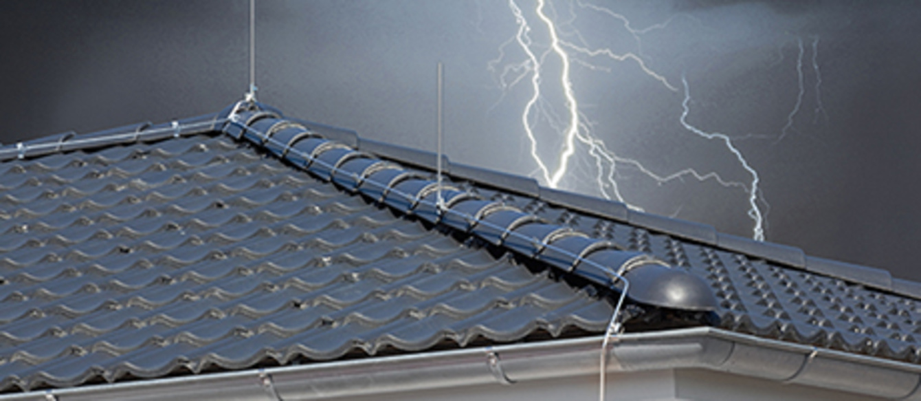 Äußerer Blitzschutz bei Elektrohandel Hohmann in Solms, Lahn